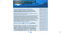 Desktop Screenshot of kili-tanzanitesafaris.com